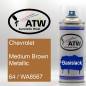 Preview: Chevrolet, Medium Brown Metallic, 64 / WA8567: 400ml Sprühdose, von ATW Autoteile West.